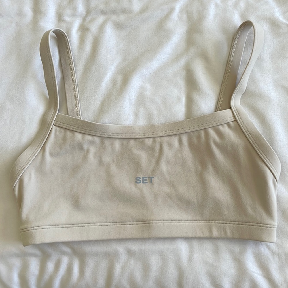 Set Active Sportbody Scoop Bra - Macadamia